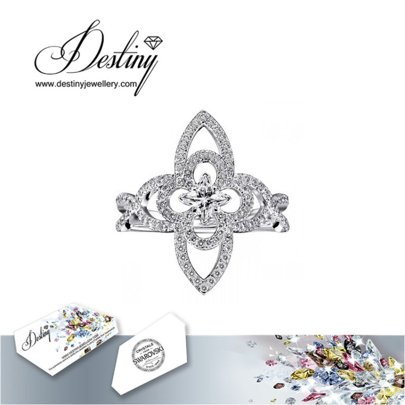 Destiny Jewellery Crystal From Swarovski Ring Luxury Ring