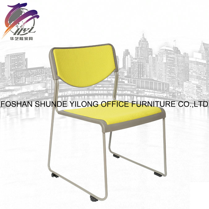 Leisure Office Furniture Sliding Plastic Chair with Caster