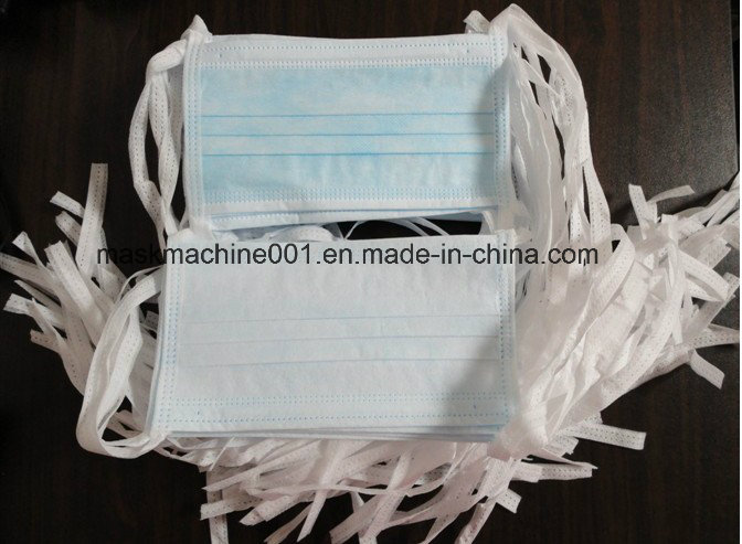 Automatic Ultrasonic Medical Face Mask Making Machine of 3 Tie on Mask Machine