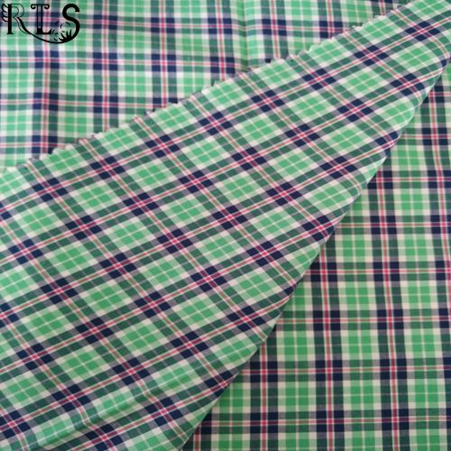 100% Cotton Poplin Yarn Dyed Fabric Rlsc50-13