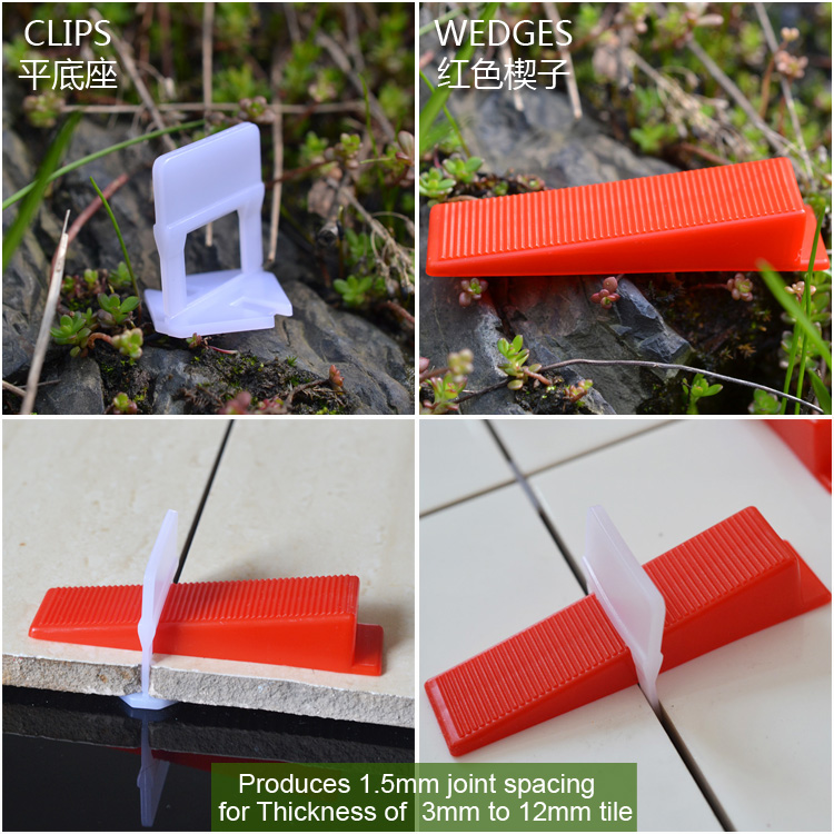 1.0mm Flat Clip of Tile Leveling System for 3mm-12mm Tile