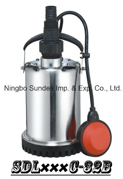 (SDL400C-32B) Cheatest Stainless Steel Garden Clean Water Submersible Pump with Plastic Bottom