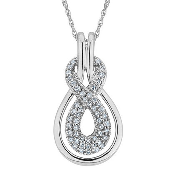 Micro Set 925 Sterling Silver Infinity Pendants for Women