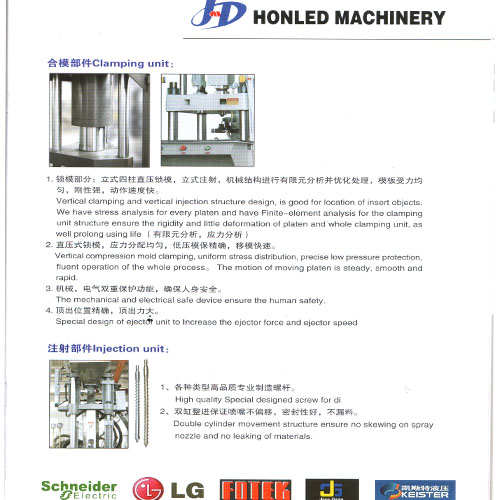 Ht-60 Vertical Hydraulic Injection Moulding Machine for Plug Cable