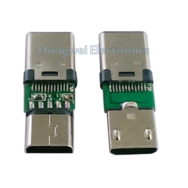 Male Micro USB to Female Type C USB Adapter Connector