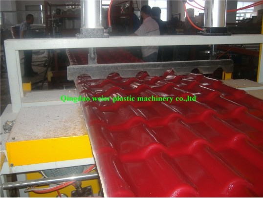 PVC Glazed Corrugated Roof Production Line