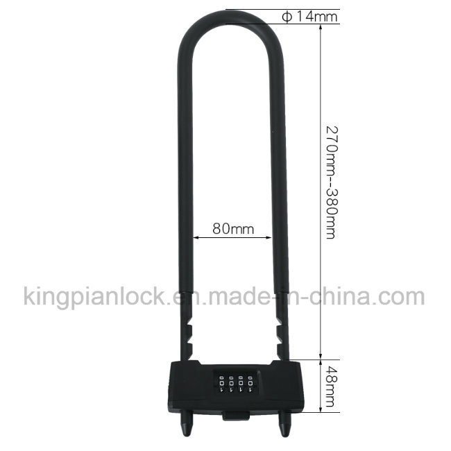 Long Shackle Digital Code Combination Lock for Door