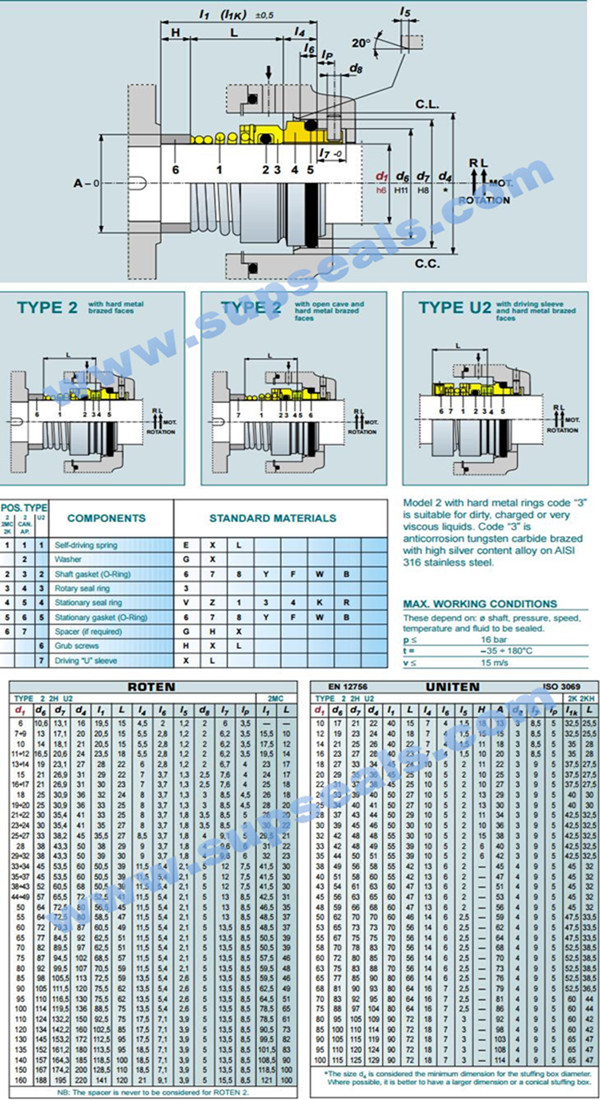 Mechanical Seal Roten Uniten 2