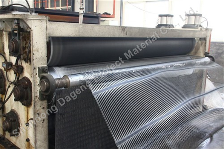 Plastic HDPE Material Unxial Geogrid