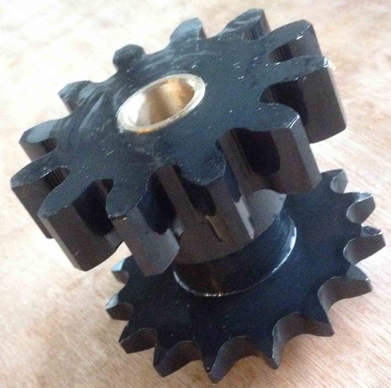 Standard Stock Sprocket and Spur Gear with Copper Brush