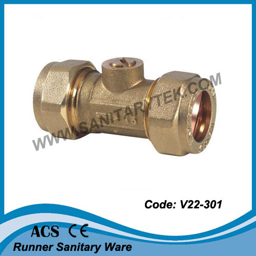 Isolating Valve with Compression Fitting (V22-301)