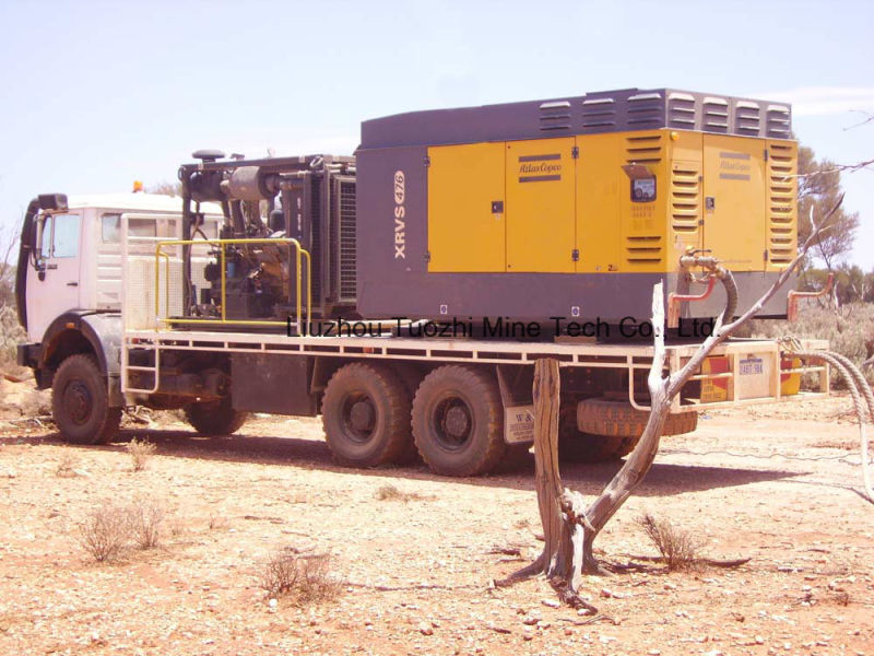 Atlas Copco 265cfm Portable Screw Compressor for Mining