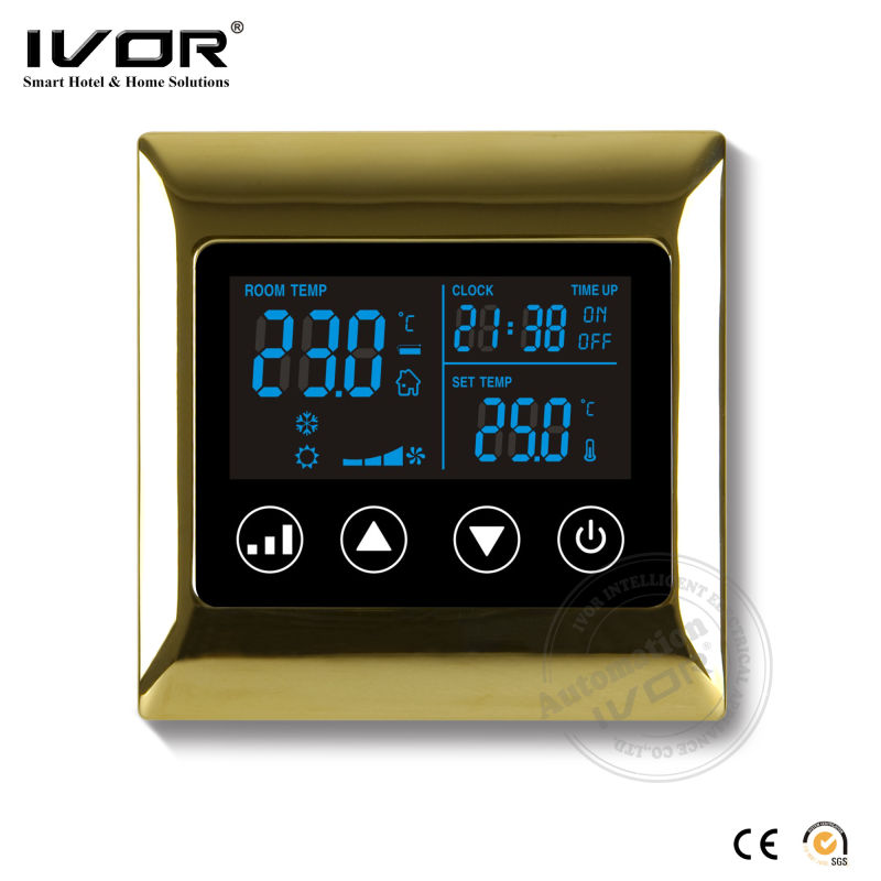 Large LCD Programmable Room Thermostat with Cooling and Heating