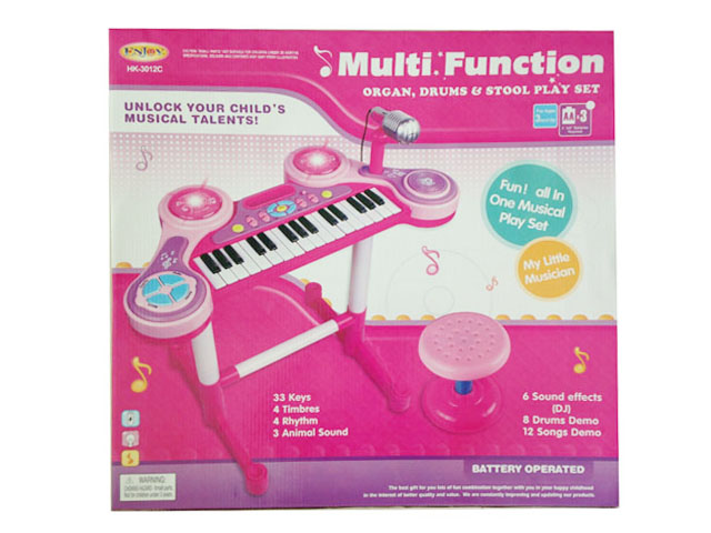 Luxury Electric Toy Kids Toy electronic Organ with Chair (H0072028)