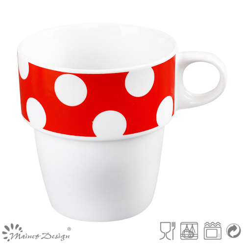 Decal Stackable New Bone China Mug