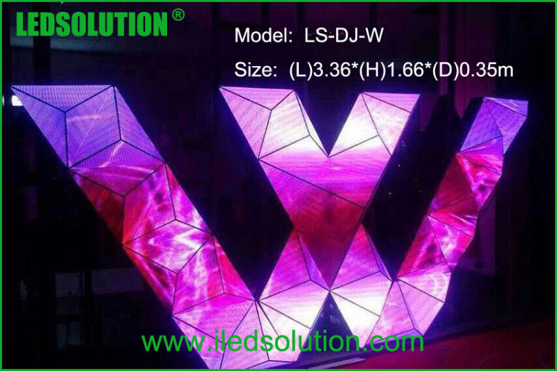 Creative Indoor Full Color LED DJ Booth Display Screen
