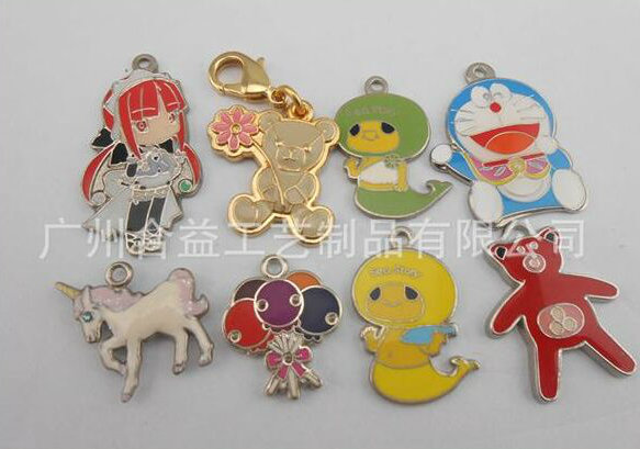 Textile Key Chain, Metal Key Ring (GZHY-KA-005)