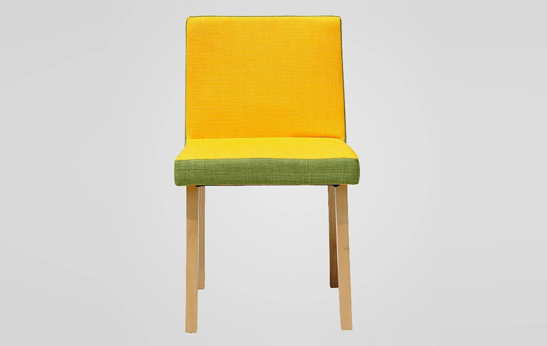 Colorful Fabric Wooden Dining Chairs with New Design
