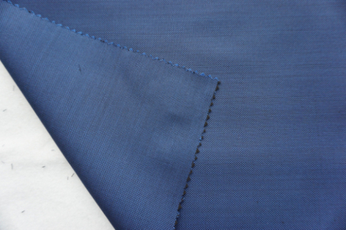 Satain Weave blue Wool Fabric