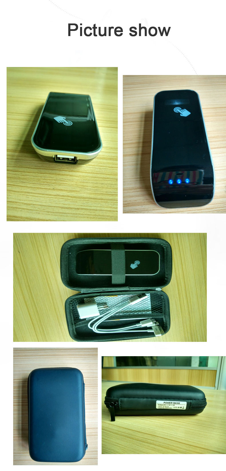 New! 3000mAh Screen Touch Power Bank Charger for Promotion Ep-036