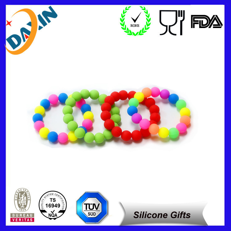 Bead Shape Silicone Bracelets