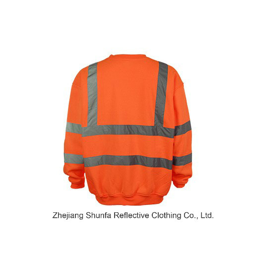 Custom Safety Reflective High Visibility Sweatshirt with En ISO