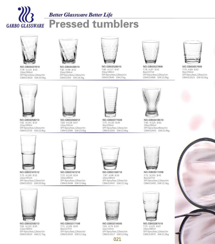 Spiral Design 16oz Water Glass Tumbler (GB03448516)