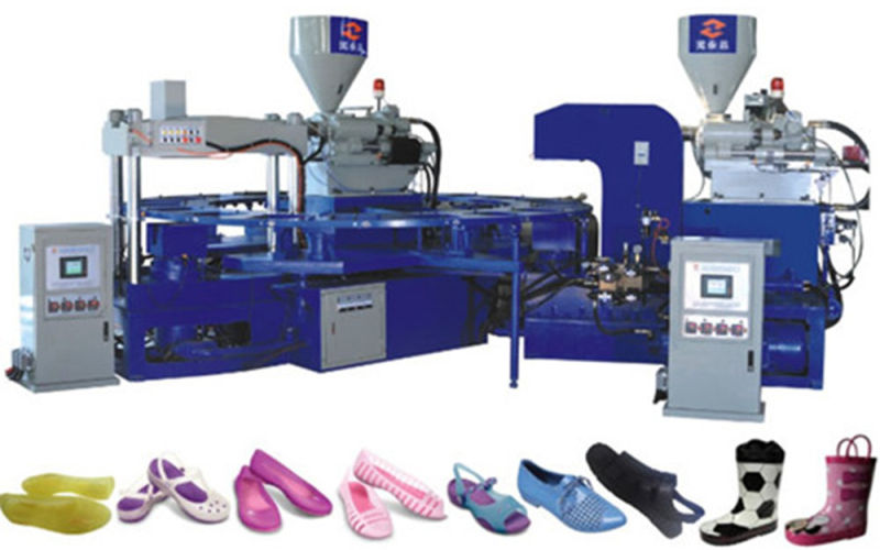 Two Color Jelly Shoes Making Machine