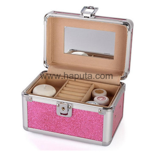 Mini Makeup Case with Removable Tray (HB-2180)