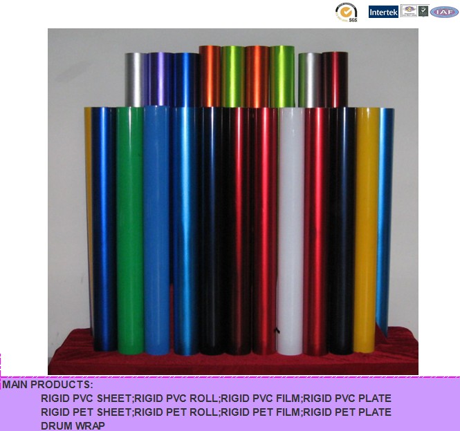 Colored Rigid PVC Sheet with Different Texture