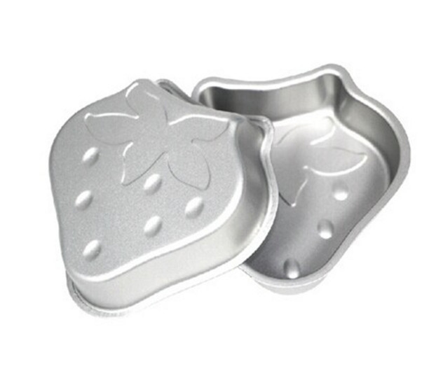 Cheap Aluminum Bakeware Strawberry Shaped Cake Mould