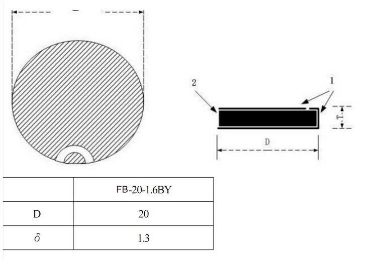 Reliable Quality Round 20mm Piezoelectric Ceramic Buzzer