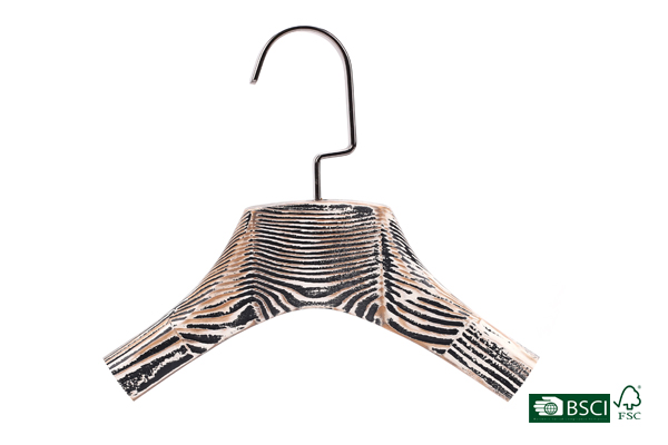 Eisho Garment Usage Wooden Material Wooden Coat Hanger