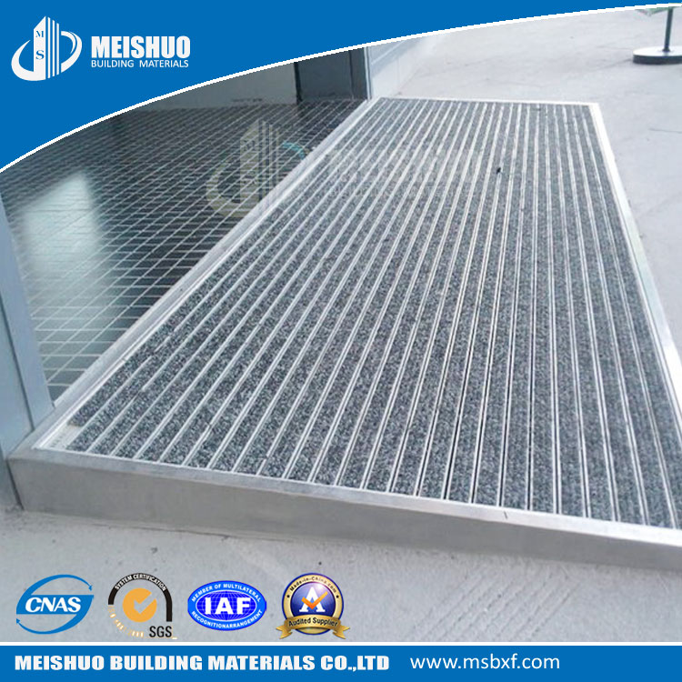 Best Selling 6063-T5 Aluminum Frame Anti-Slip Entrance Door Matting