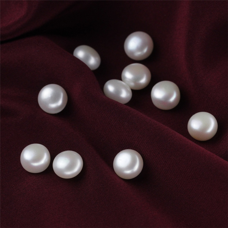 12-13mm White Color Nice Button Loose Pearls