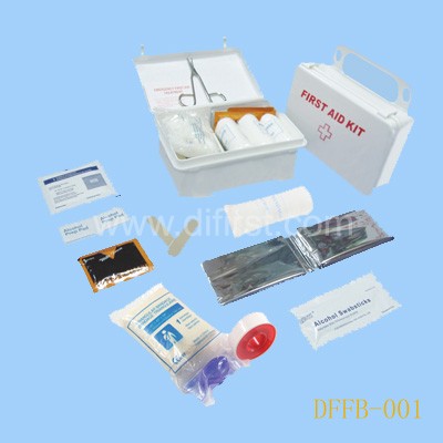 Home/Office/Car First Aid Box for Basic Treatment (DFFB-001)