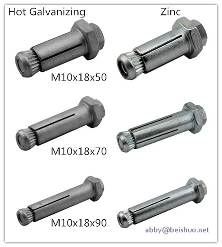 M10 316 Stainless Steel Expansion Anchor for Steel Applications