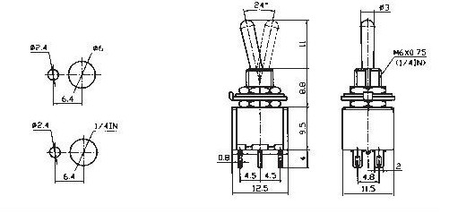 Micro Switch Rocker Switch Different Types of Switch (FBELE)