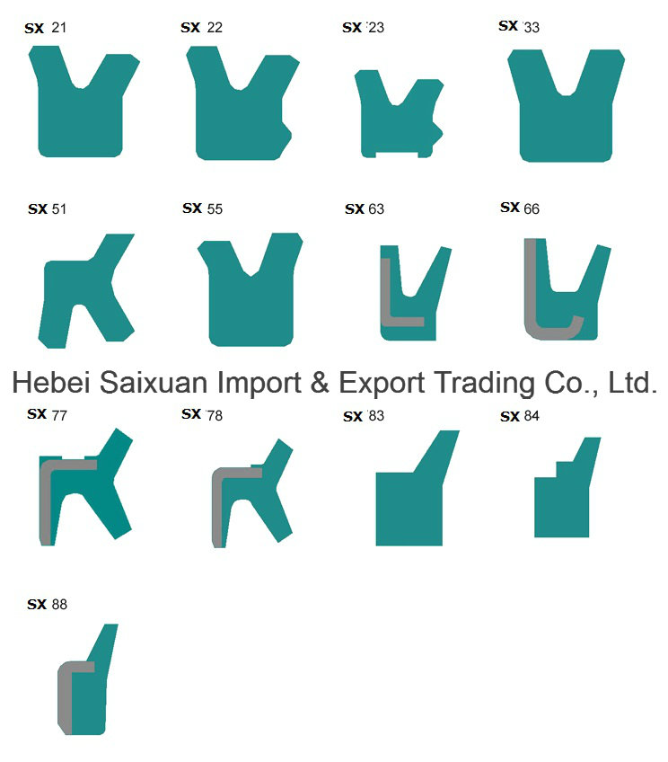 U-Shaped Seal / Ring Lip / Polyurethane / Single-Acting