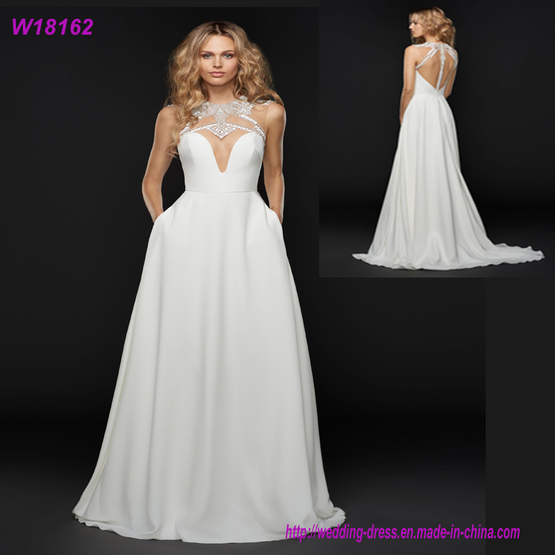 Hot Selling Fashion Comfortable Skirt and Blouse Wedding Dress