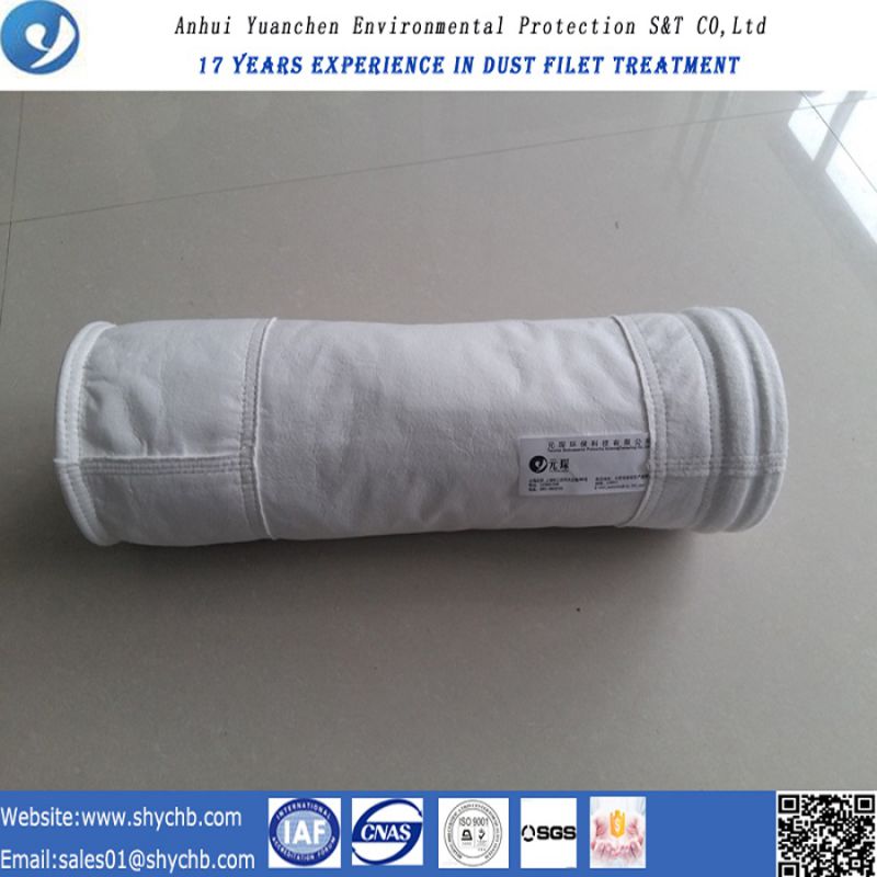 Nonwoven Needle Punched Filter Water and Oil Repellent PTFE Dust Filter Bag for Industry