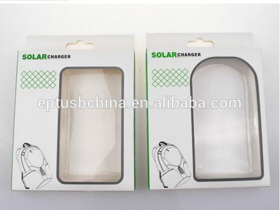 5000mAh Waterproof Solar Power Bank Alluminum Solar Mobile Charger