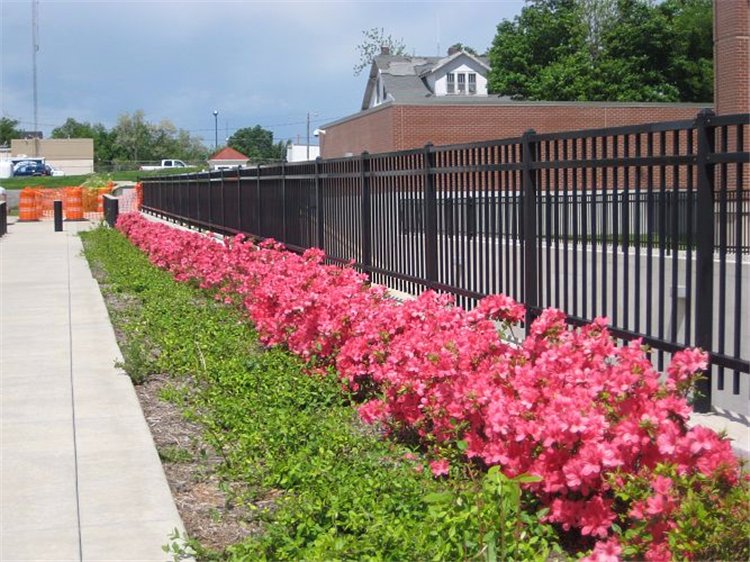 1200mm High Security Black Steel Flat Top Pool Fence for USA Ca Au Nz Market