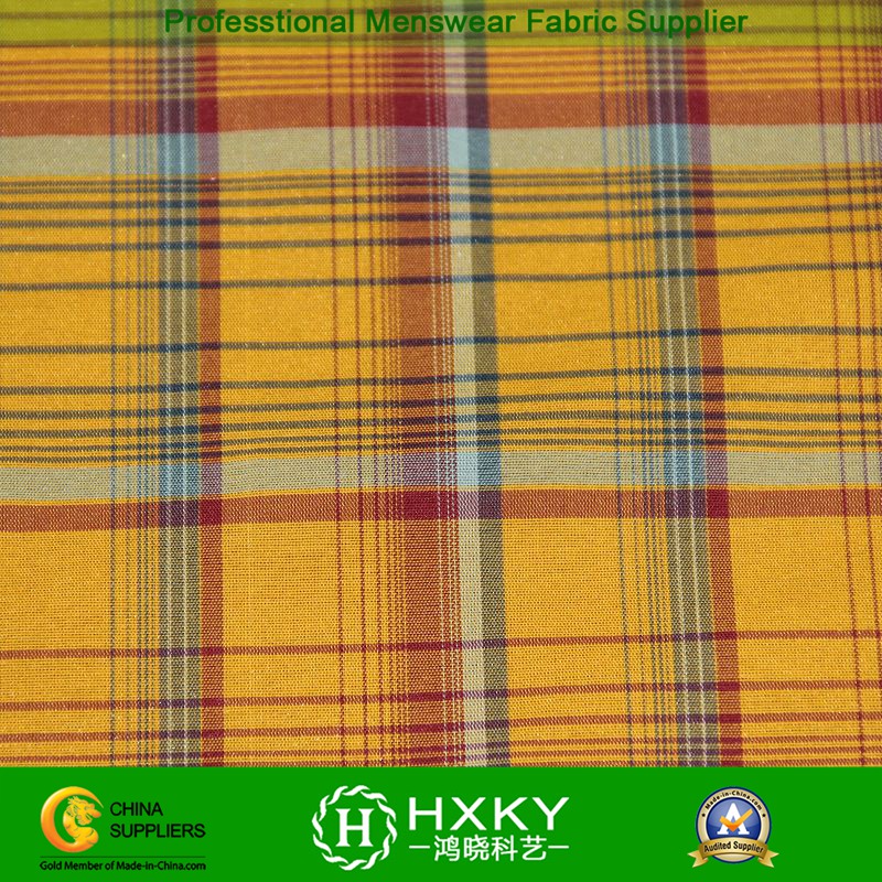 100% Nylon Yarn Dyed Plaid Fabric for Jacket Lining