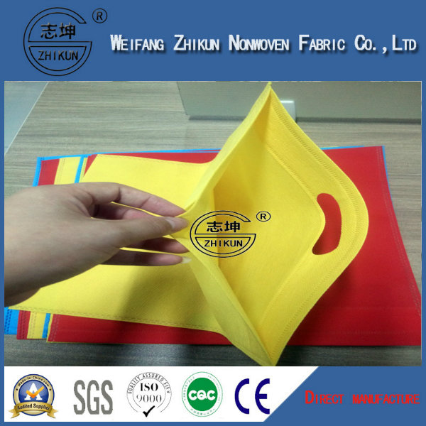 Dyed Colorful Spun-Bond Polypropylene PP Non-Woven Fabric Used for Shopping Bag