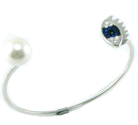 New Arrival High Quality Eye Design Bangle 925 Silver Bangle (G41274)