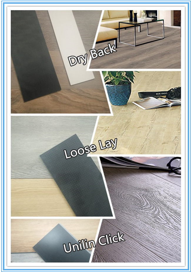 Wood Design Flooring Loose Lay Click Luxury PVC Vinyl Plank