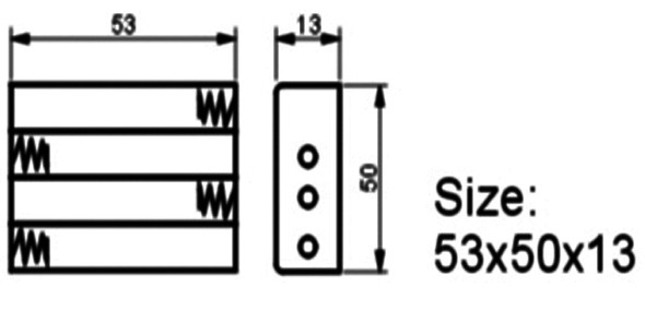 Battery Holder Waterproof Battery Holder Cr2450 Battery