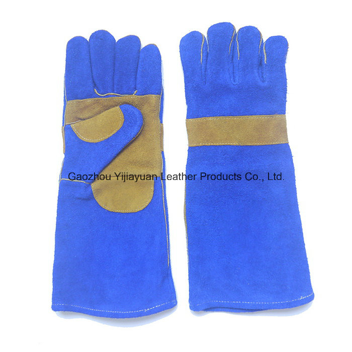 16 Inch Cow Split Leather Industrial Safety Working Welding Gloves