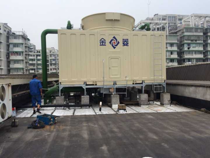 CTI Certified FRP Cross Flow Cooling Tower with High Performance